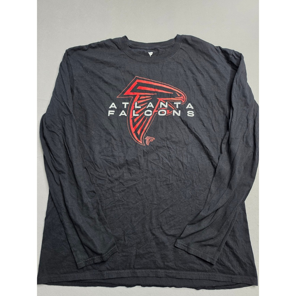 Fanatics Atlanta Falcons Football Shirt Mens XL Black Advance To Victory Graphic